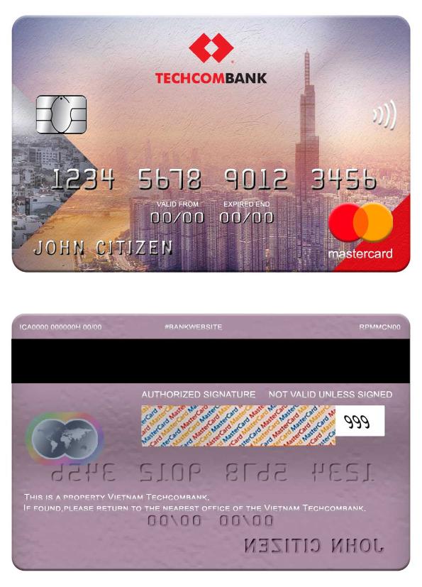 Vietnam Techcombank mastercard